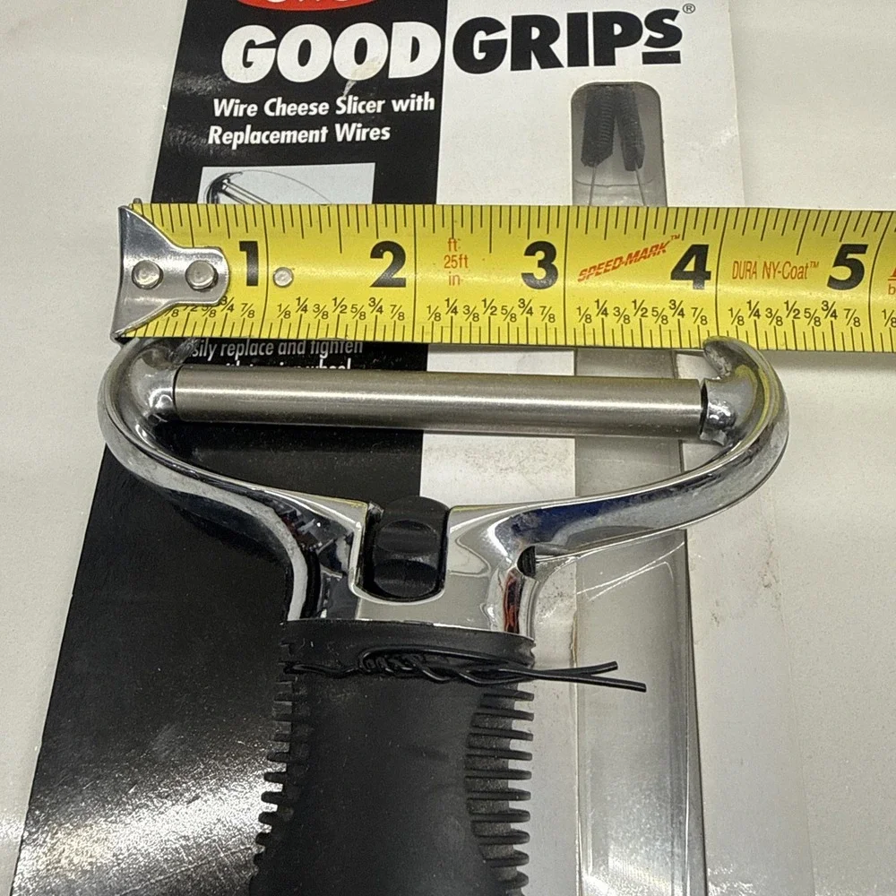 *NEW* OXO Good Grips Wire Cheese Slicer with 2 Replacement Wires Stainless Steel